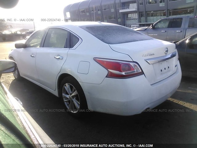 1N4AL3AP1DN465183 - 2013 NISSAN ALTIMA 2.5/S/SV/SL WHITE photo 3