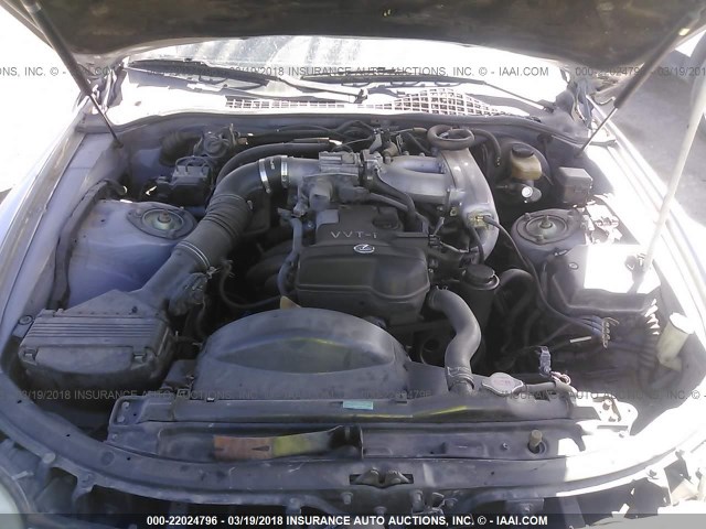 JT8CD32Z3W1003751 - 1998 LEXUS SC 300 GRAY photo 10