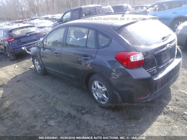 JF1GPAA63F8208599 - 2015 SUBARU IMPREZA GRAY photo 3