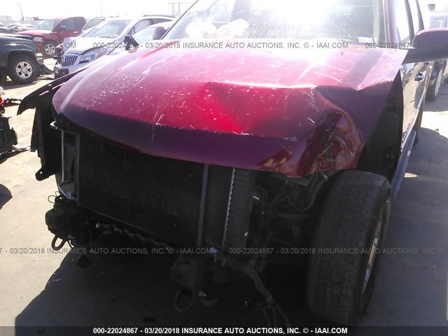 1GNUKJE36AR269693 - 2010 CHEVROLET SUBURBAN K1500 LT MAROON photo 6