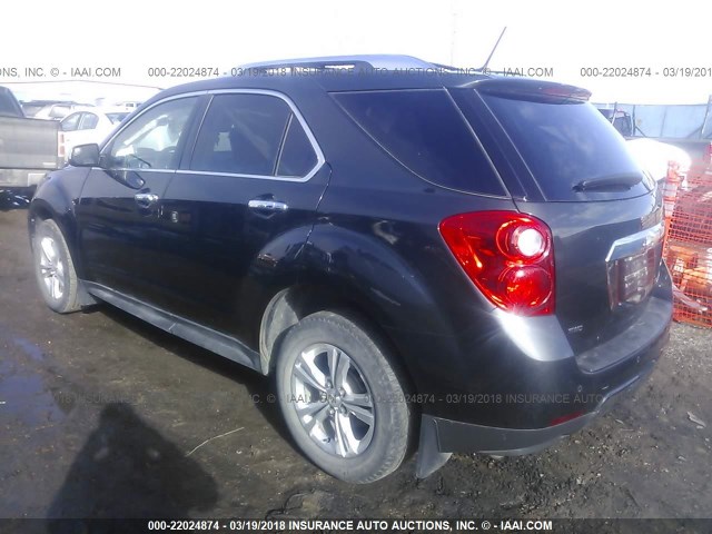 2GNFLGEK6D6409337 - 2013 CHEVROLET EQUINOX LTZ GRAY photo 3