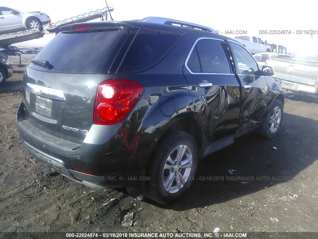 2GNFLGEK6D6409337 - 2013 CHEVROLET EQUINOX LTZ GRAY photo 4