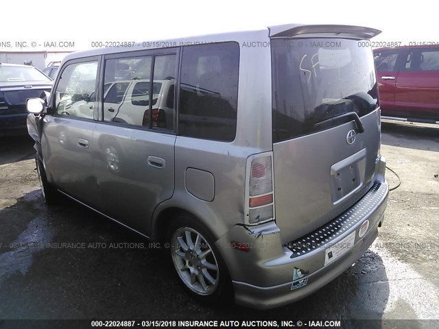 JTLKT324X64116975 - 2006 TOYOTA SCION XB ვერცხლისფერი ფოტო 3