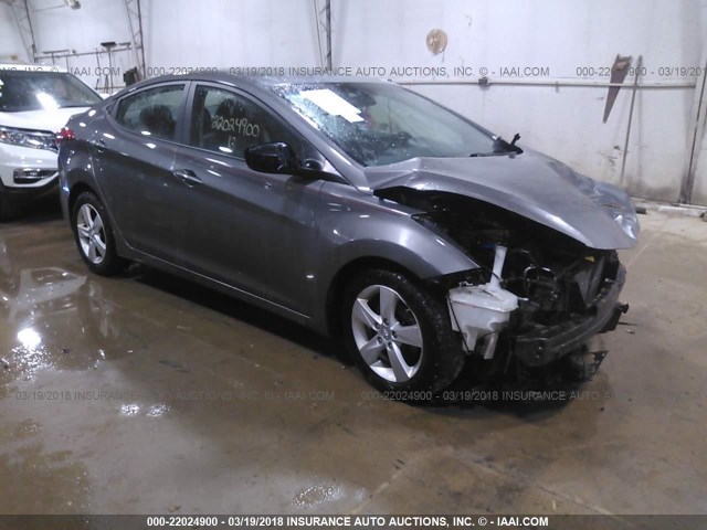 5NPDH4AE8DH368608 - 2013 HYUNDAI ELANTRA GLS/LIMITED GRAY photo 1