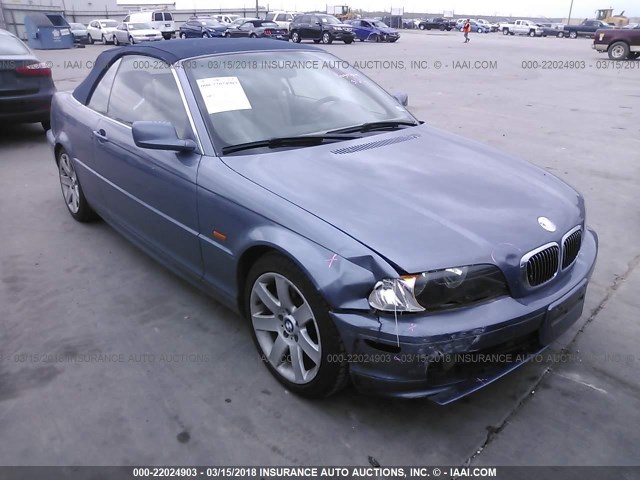 WBABR3340YEG02295 - 2000 BMW 323 CI BLUE photo 1