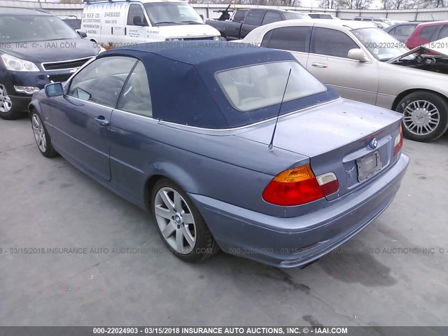 WBABR3340YEG02295 - 2000 BMW 323 CI BLUE photo 3