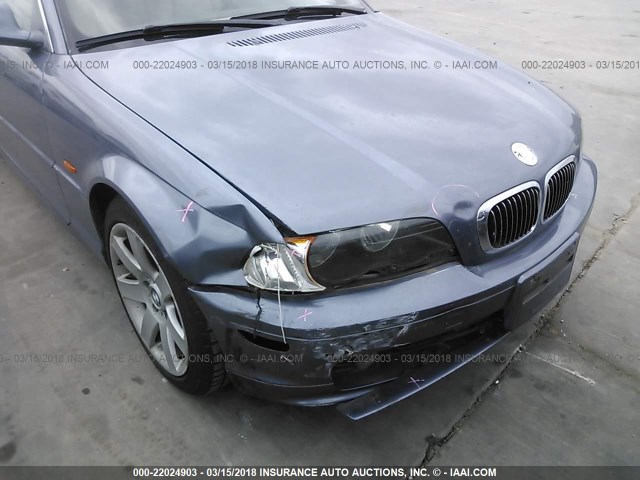 WBABR3340YEG02295 - 2000 BMW 323 CI BLUE photo 6