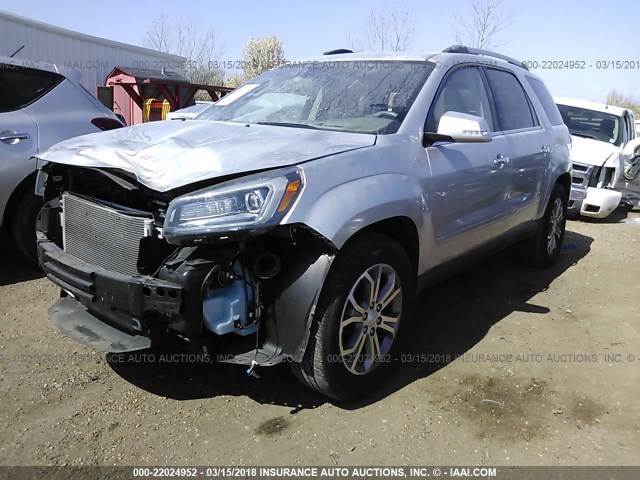 1GKKRSKD2GJ151473 - 2016 GMC ACADIA SLT-2 SILVER photo 2