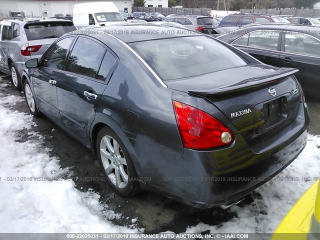 1N4BA41E68C829467 - 2008 NISSAN MAXIMA SE/SL GRAY photo 3