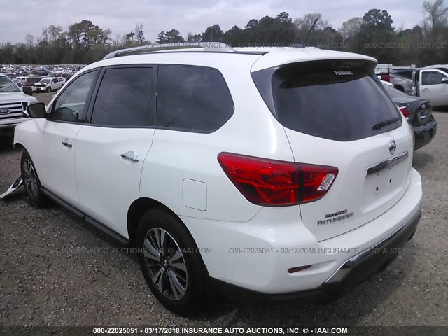 5N1DR2MN2HC640273 - 2017 NISSAN PATHFINDER S/SV/SL/PLATINUM 白色 照片 3