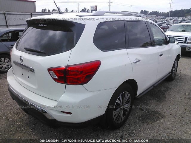 5N1DR2MN2HC640273 - 2017 NISSAN PATHFINDER S/SV/SL/PLATINUM 白色 照片 4