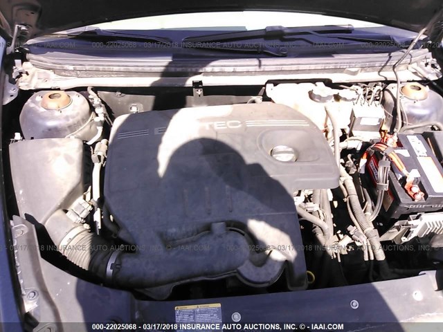 1G1ZG57B98F231925 - 2008 CHEVROLET MALIBU LS მუქი ლურჯი ფოტო 10