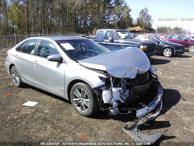4T1BF1FKXFU958940 - 2015 TOYOTA CAMRY LE/XLE/SE/XSE SILVER photo 1
