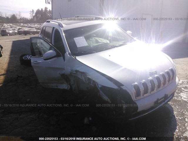 1C4PJMDS3EW129000 - 2014 JEEP CHEROKEE LIMITED WHITE photo 1