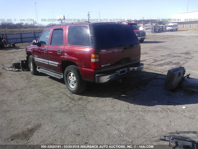 1GNEC13Z43R246683 - 2003 CHEVROLET TAHOE C1500 MAROON photo 3