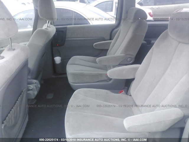 KNDMB233286229463 - 2008 KIA SEDONA EX/LX SILVER photo 8