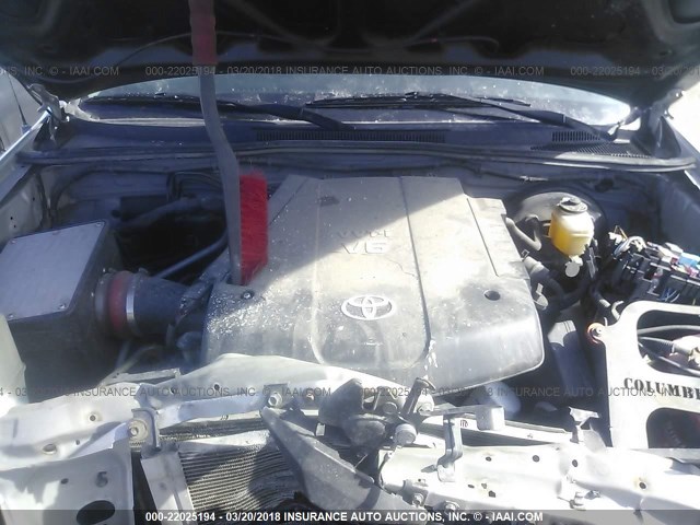 5TEUU42N17Z390297 - 2007 TOYOTA TACOMA ACCESS CAB Күміс фото 10