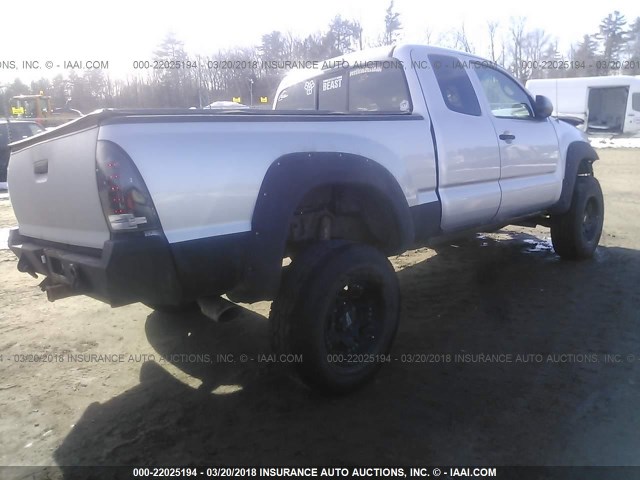 5TEUU42N17Z390297 - 2007 TOYOTA TACOMA ACCESS CAB Күміс фото 4