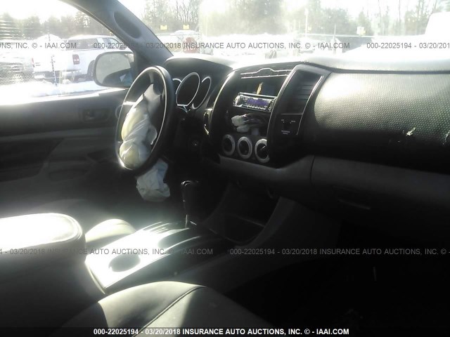 5TEUU42N17Z390297 - 2007 TOYOTA TACOMA ACCESS CAB Күміс фото 5