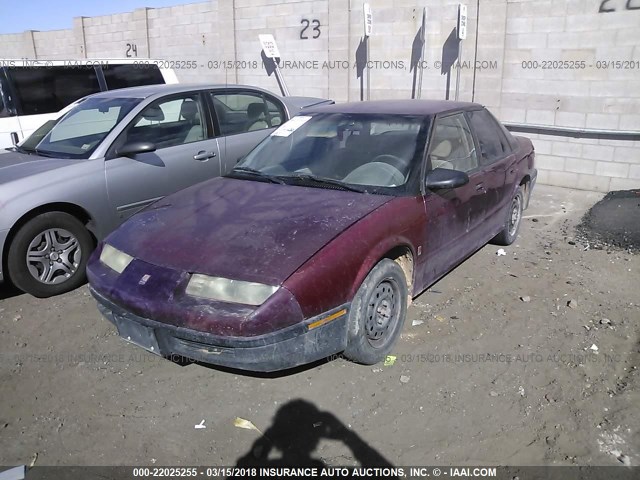 1G8ZF5284SZ188729 - 1995 SATURN SL PURPLE photo 2