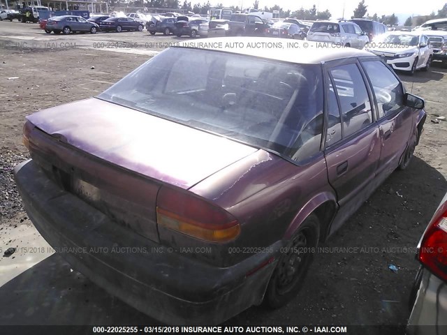 1G8ZF5284SZ188729 - 1995 SATURN SL PURPLE photo 4