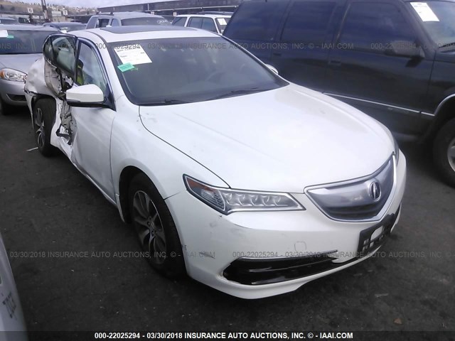 19UUB1F55FA015036 - 2015 ACURA TLX TECH WHITE photo 1