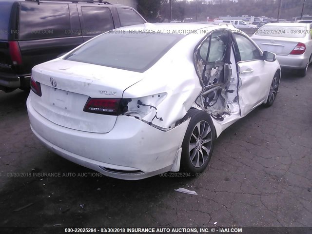 19UUB1F55FA015036 - 2015 ACURA TLX TECH WHITE photo 4