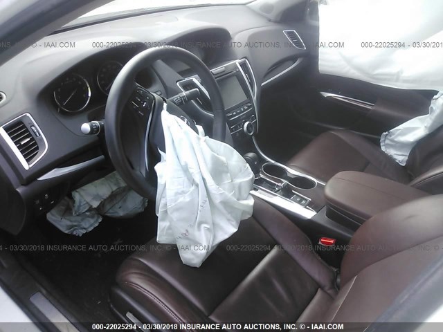 19UUB1F55FA015036 - 2015 ACURA TLX TECH WHITE photo 5