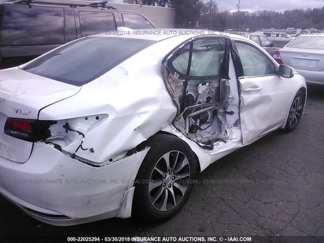 19UUB1F55FA015036 - 2015 ACURA TLX TECH WHITE photo 6