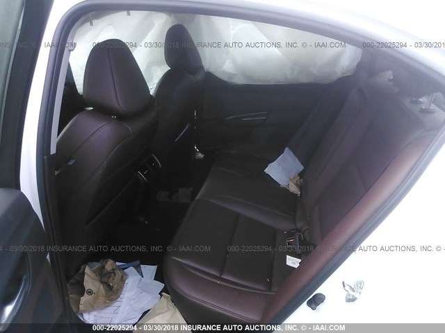19UUB1F55FA015036 - 2015 ACURA TLX TECH WHITE photo 8