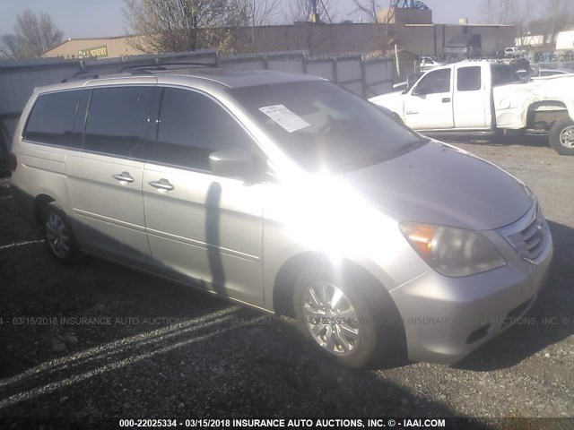 5FNRL387X8B409475 - 2008 HONDA ODYSSEY EXL ვერცხლისფერი ფოტო 1