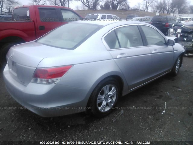 1HGCP2F48AA035896 - 2010 HONDA ACCORD LXP SILVER photo 4