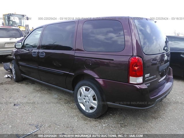 1GNDV23W18D113305 - 2008 CHEVROLET UPLANDER LS BURGUNDY photo 3