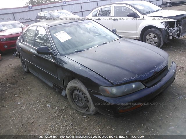 1HGCD5637TA290673 - 1996 HONDA ACCORD LX/EX BLACK photo 1