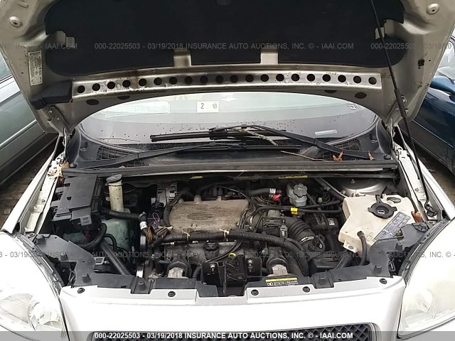 1GNDV23L16D167450 - 2006 CHEVROLET UPLANDER LS SILVER photo 10