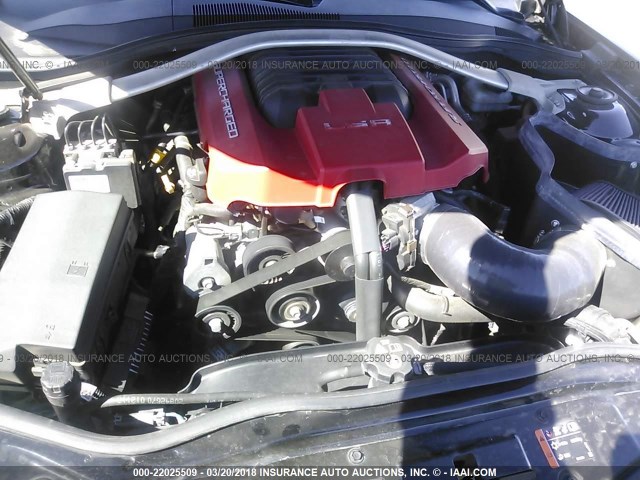 2G1FL1EP8D9805505 - 2013 CHEVROLET CAMARO ZL1 黑色 照片 10