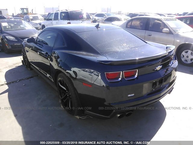 2G1FL1EP8D9805505 - 2013 CHEVROLET CAMARO ZL1 黑色 照片 3