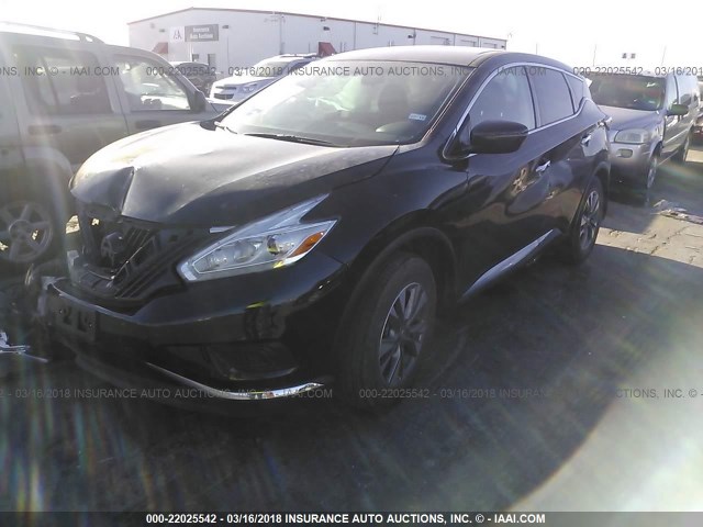 5N1AZ2MG0GN112061 - 2016 NISSAN MURANO S/SL/SV/PLATINUM BLACK photo 2