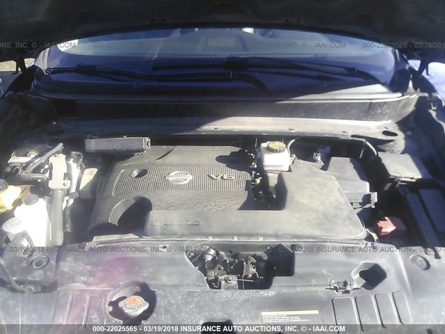 5N1AR2MM7DC640774 - 2013 NISSAN PATHFINDER S/SV/SL/PLATINUM 黑色 照片 10