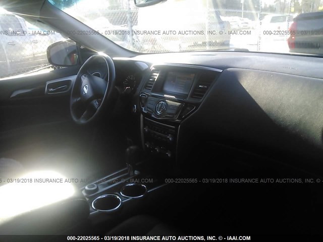 5N1AR2MM7DC640774 - 2013 NISSAN PATHFINDER S/SV/SL/PLATINUM 黑色 照片 5