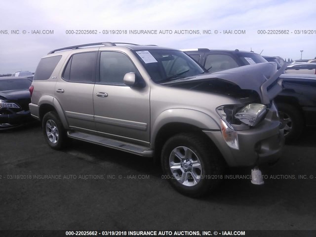 5TDZT34A57S288527 - 2007 TOYOTA SEQUOIA SR5 GOLD photo 1