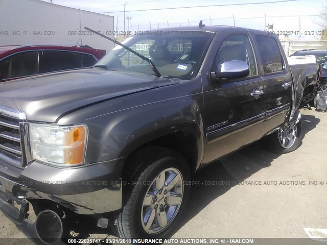 3GTP1VE06CG311255 - 2012 GMC SIERRA C1500 SLE TAN photo 2