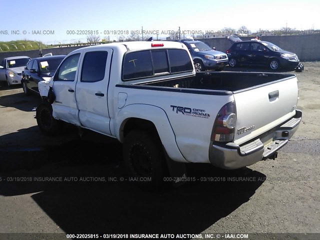 3TMLU4EN3CM099783 - 2012 TOYOTA TACOMA DOUBLE CAB თეთრი ფოტო 3