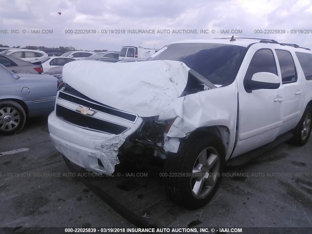 3GNFC16058G149890 - 2008 CHEVROLET SUBURBAN C1500  LS WHITE photo 6