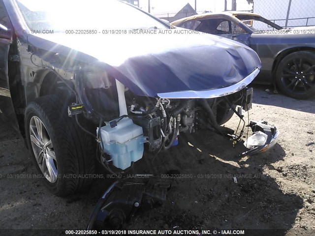 5NPEB4AC3CH413005 - 2012 HYUNDAI SONATA GLS BLUE photo 6