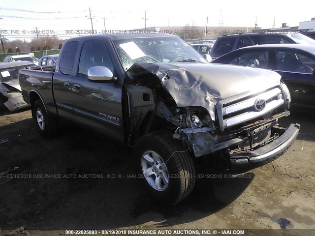 5TBBT441X5S470592 - 2005 TOYOTA TUNDRA ACCESS CAB SR5 GRAY photo 1