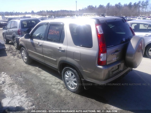 SHSRD78906U412493 - 2006 HONDA CR-V SE/EX GOLD photo 3