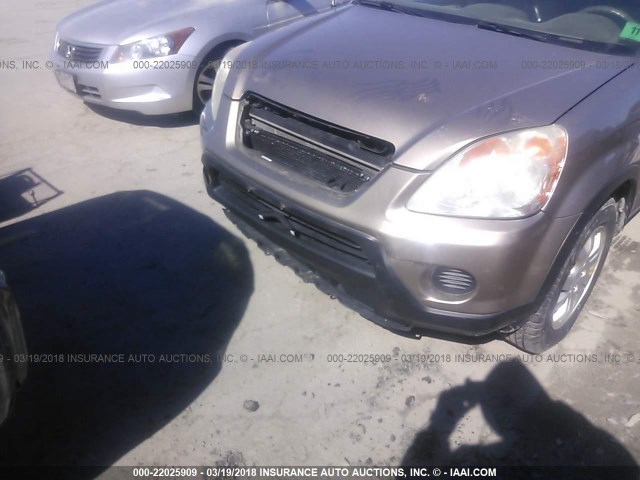 SHSRD78906U412493 - 2006 HONDA CR-V SE/EX GOLD photo 6