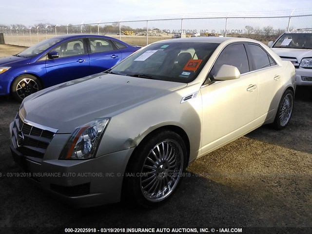 1G6DJ577680204539 - 2008 CADILLAC CTS GOLD photo 2