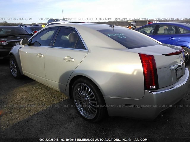 1G6DJ577680204539 - 2008 CADILLAC CTS GOLD photo 3